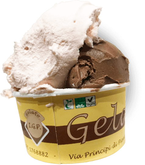 Ingredienti base del nostro gelato: latte fresco pastorizzato, farina di semi di carrube, zucchero, panna fresca alta qualità